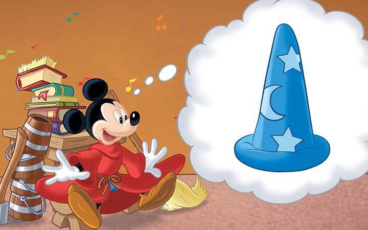 The sorcerer and Mickey